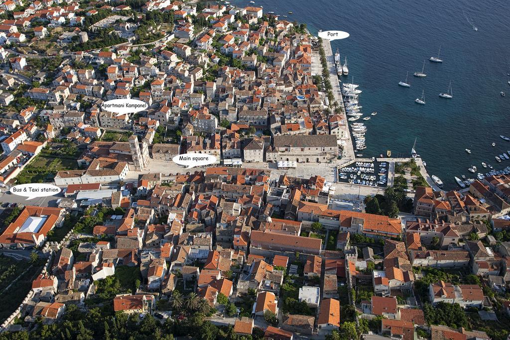 Apartments And Rooms Kampanel Χβαρ Εξωτερικό φωτογραφία